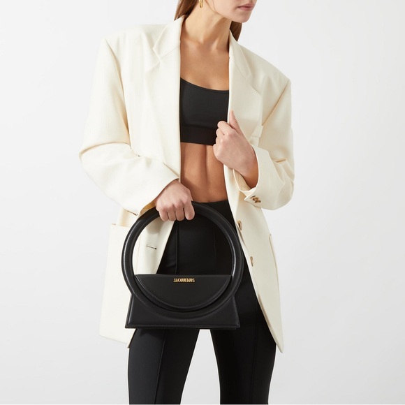 ☀️NEW☀️Jacquemus Le Sac Rond Bag Black - Picture 16 of 16